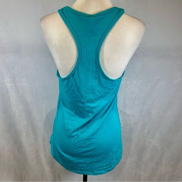 Two aqua turquoise summer racerback tank tops size large - Picture 4 of 9